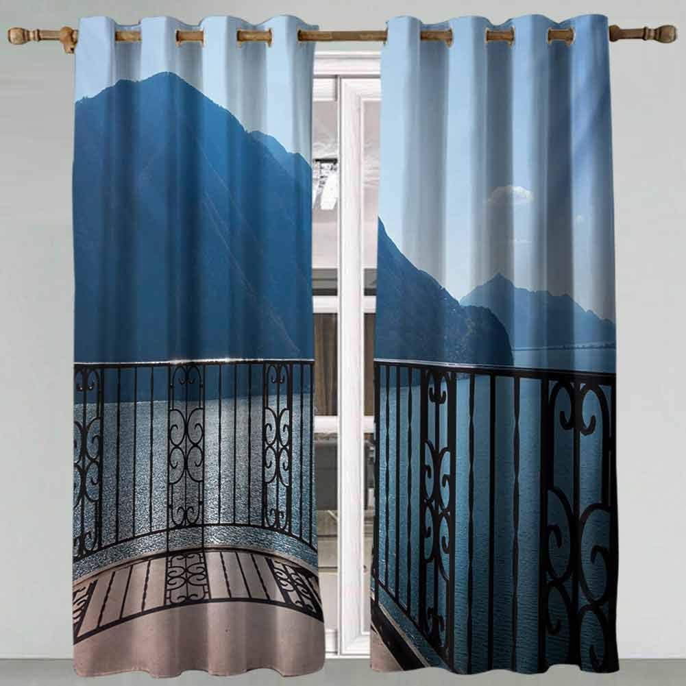 Fabric Window Curtain Modern Mediterranean Italian Design Island