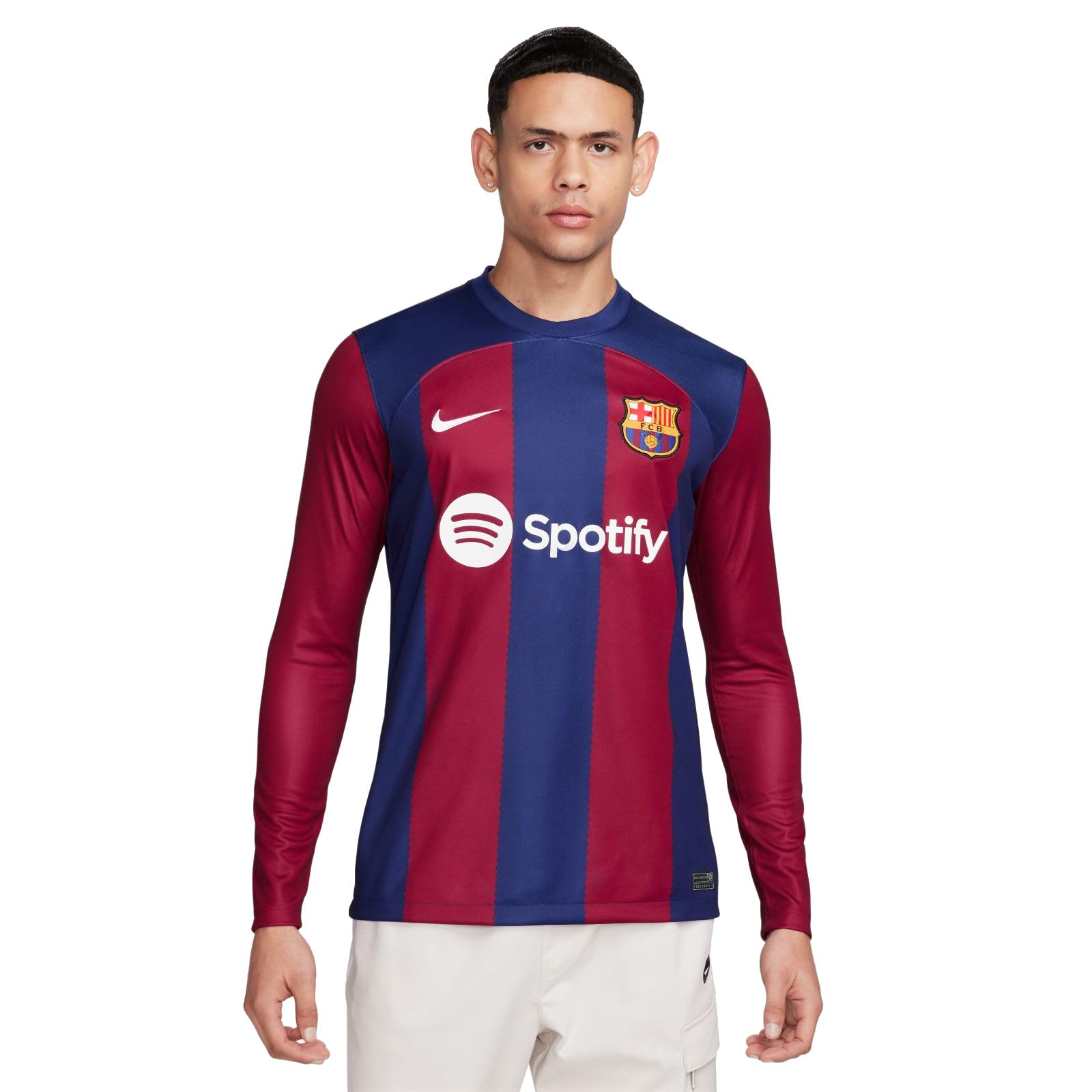FC Barcelona Season 2023/2024 Official Home Stadium Men's Nike T-Shirt XL