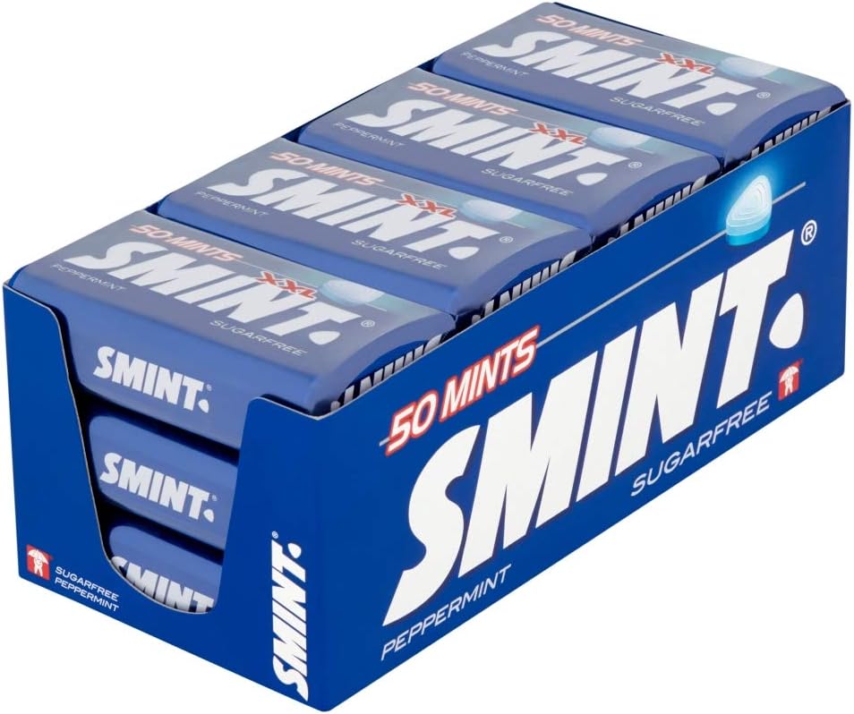 Smint XL Peppermint Extralarge sugarfree mints Longlasting