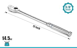 DURATECH Extra Long Handle 3/8-Inch Drive