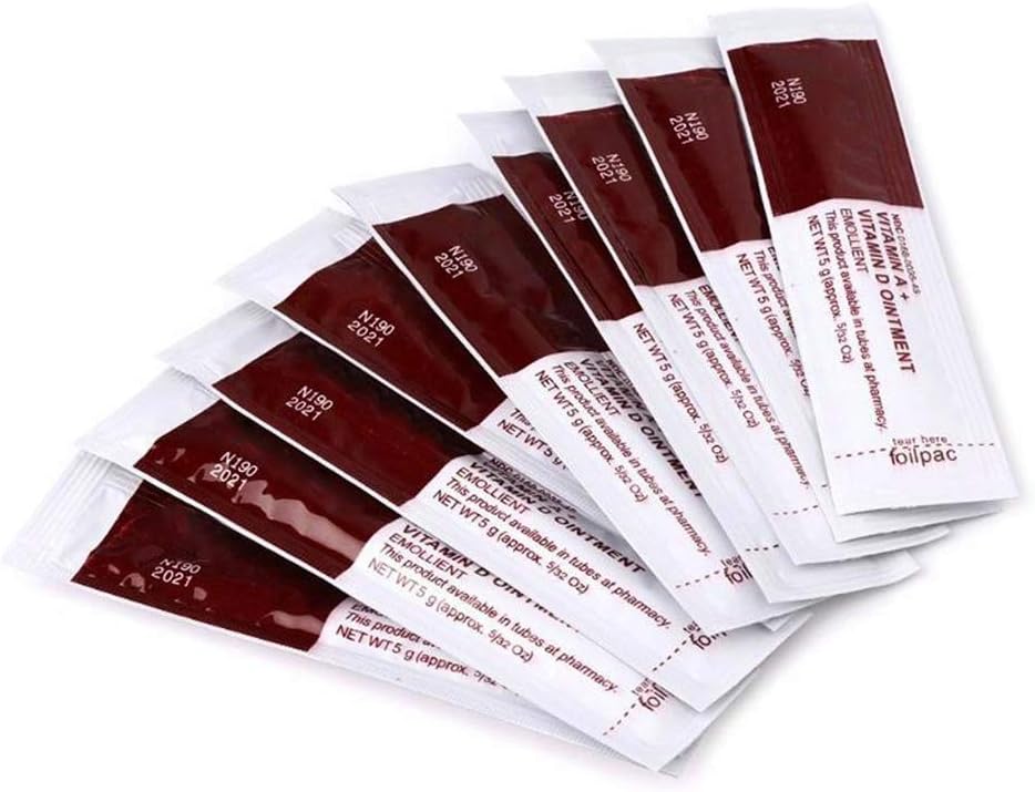 Microblading Aftercare Ointment, Tazay 25 Packets Tattoo Aftercare Ointment Vitamin A & D Anti Scar Repair Gel, Tattoo Aftercare Scar Repair Cream for Body Art Permanent Makeup Microblading Supplies