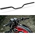 DREAMIZER 1 inch motorcycle handlebars, Universal 25mm Handlebars Motorcycle Bars for Bobber Cafe Race Dirt Bike and More