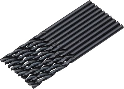 Draper 10pcs Black HSS Drill Bit 2.0mm x 49mm 08818 for Metal Wood Plastic