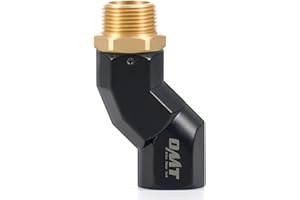 Orion Motor Tech Fuel Hose Nozzle Connector, 1" NPT Fuel Transfer Nozzle Swivel, Multi Plane 360 Degree Rotating Fuel Tank Co