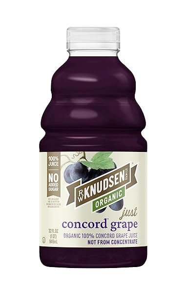 R.W. KNUDSEN ORGANIC JUST CONCORD GRAPE JUICE, 32...
