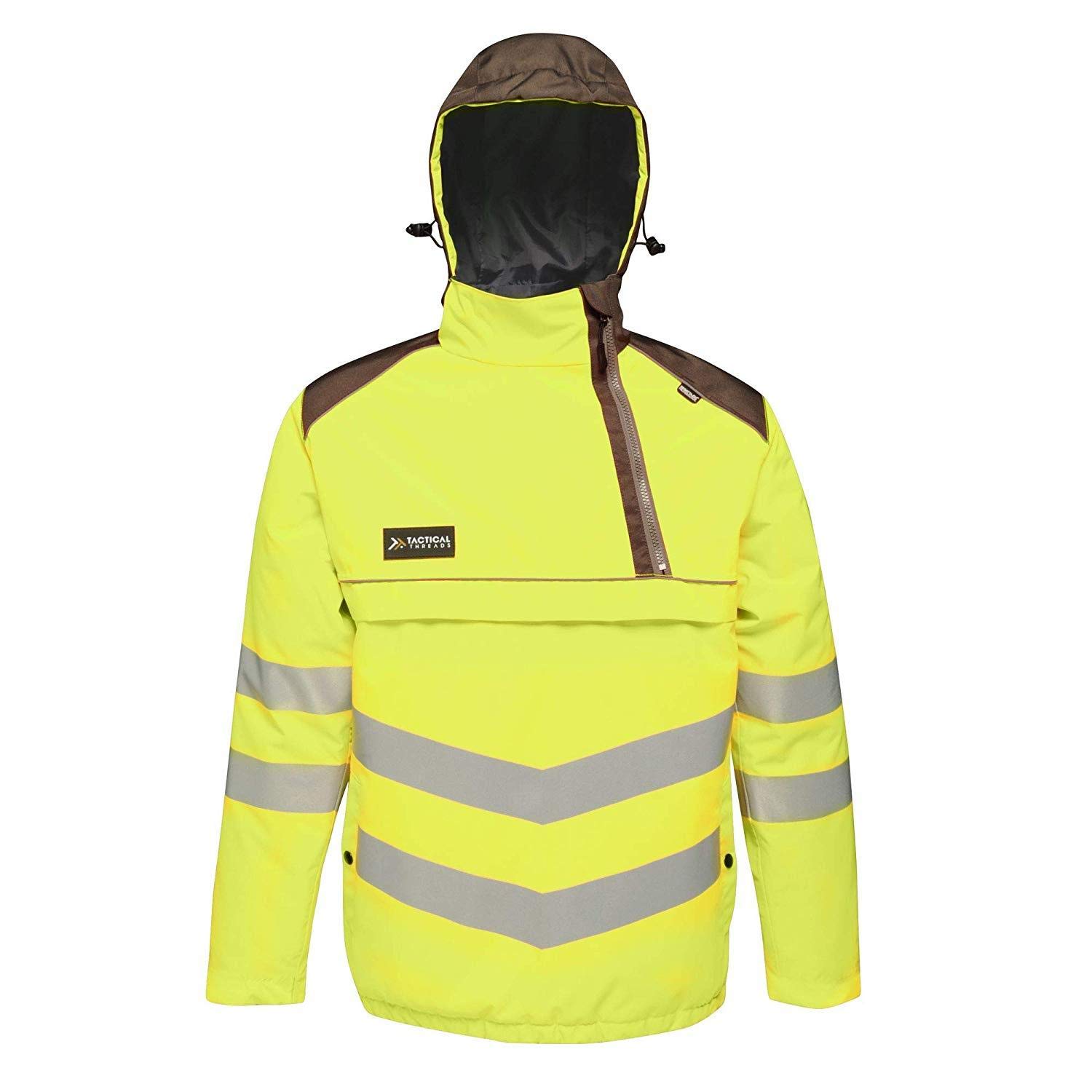 Regatta TRA316LA9PQ Tactical Hi-Vis Overhead Bomber, Size Large, Yellow/Grey