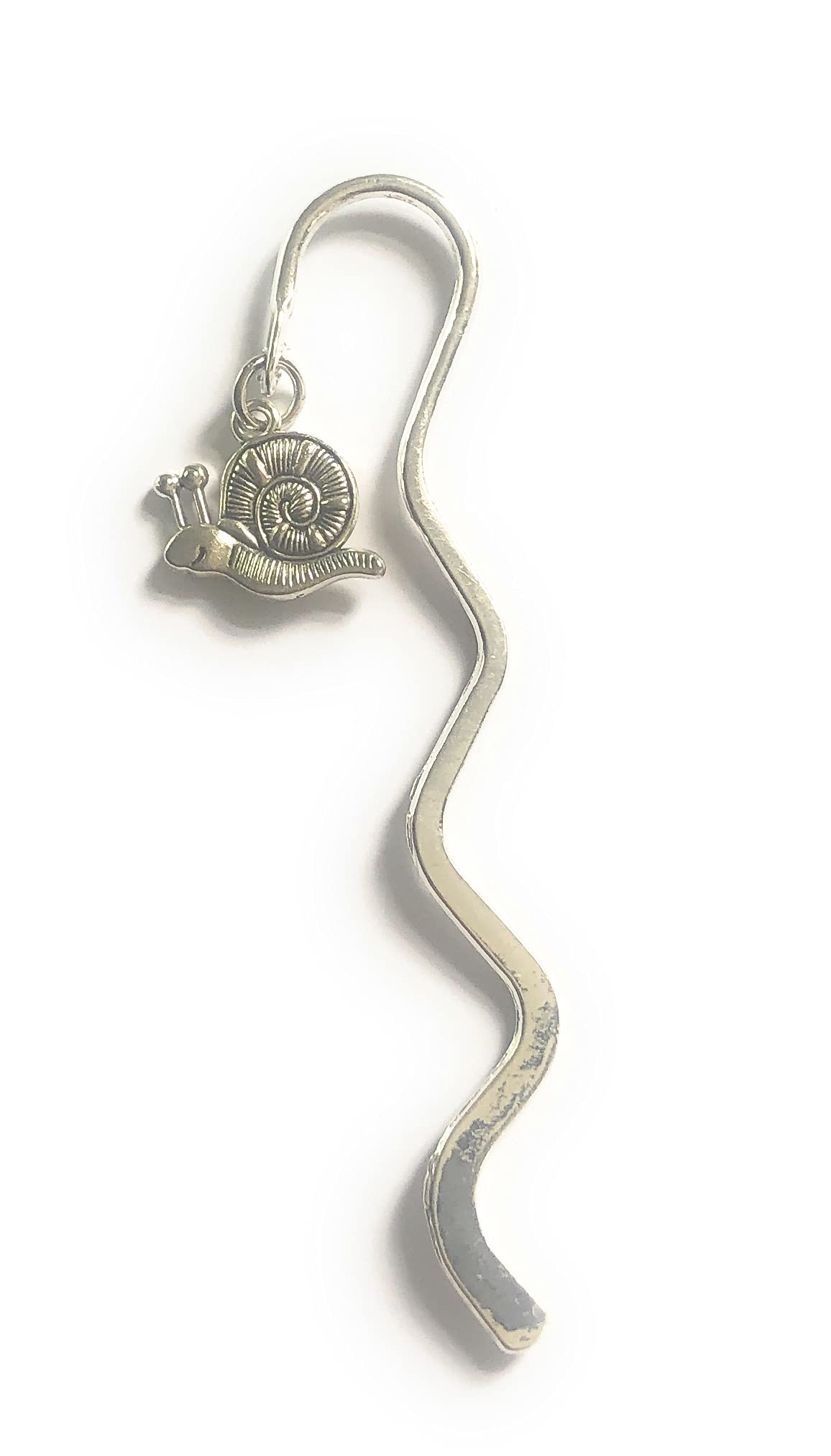 FizzyButton Gifts Snail mini Bookmark with Silver Tone Charm, in Gift Bag