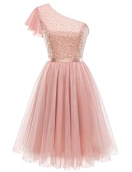 DRESSTELLS Womens Sequin Cocktail Party Dress