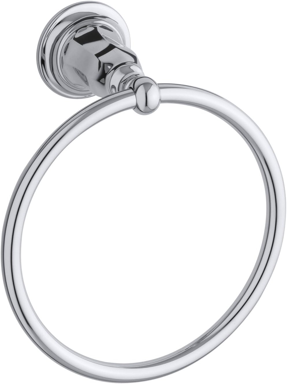 KOHLER 13507CP Kelston Bathroom Towel Ring, Polished Chrome, Towel