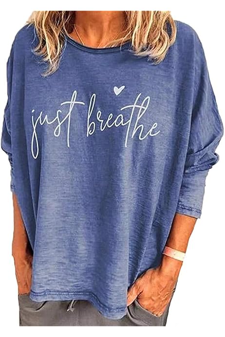 Just breathe sweatshirt Clearance