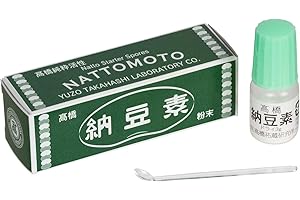 Japanese Natto Starter Spores (Nattomoto) - 3g (enough to make 30kg of natto) | 100% Organic Soybean Extract | Made in Japan | Yummy-Yamaguchi (Pack of 1, Natto)