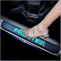 kaiweiqin 4Pcs Car Door Sill Scuff Plate Cover for