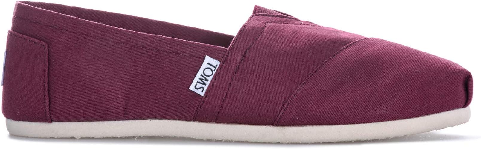 toms burgundy shoes