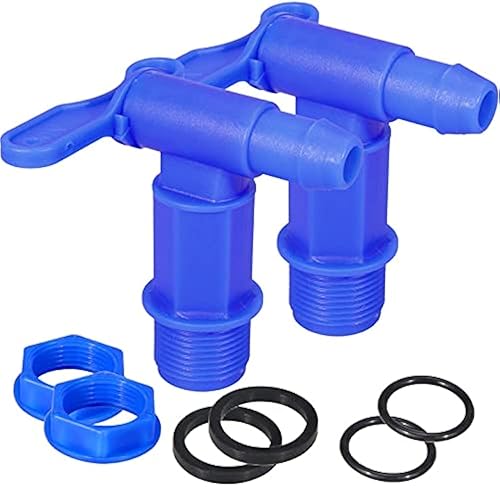 2 Set Drum Spigot Pail Taps With Gasket Plastic Construction Materials - View #3