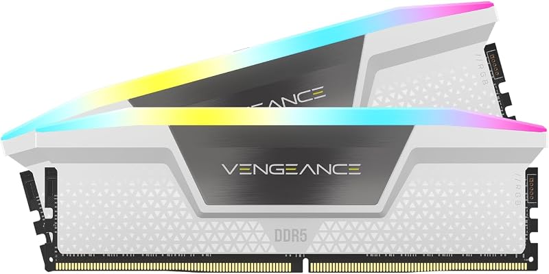 Corsair Vengeance RGB DDR5 32GB (2x16GB) 6400MHz CL32 iCUE White