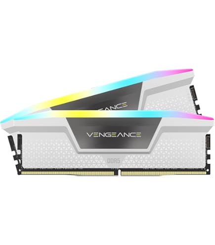 CORSAIR VENGEANCE RGB DDR5 RAM 32GB (2x16GB) 5200MHz CL40