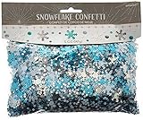 White Snowflake Metallic Foil Confetti Value Pack | Christmas Decoration