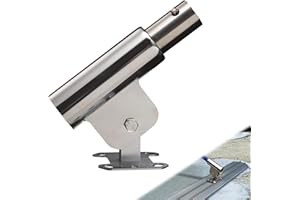 CALCHELE Bull Float Bracket，6 hole Adjustable concrete tools bracket for Fresno Trowel and Bull Float