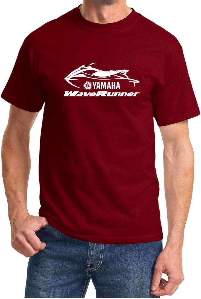 Maddmax Car Design Yamaha VX Sport Jet Ski PWC Classic Outline Design Tshirt