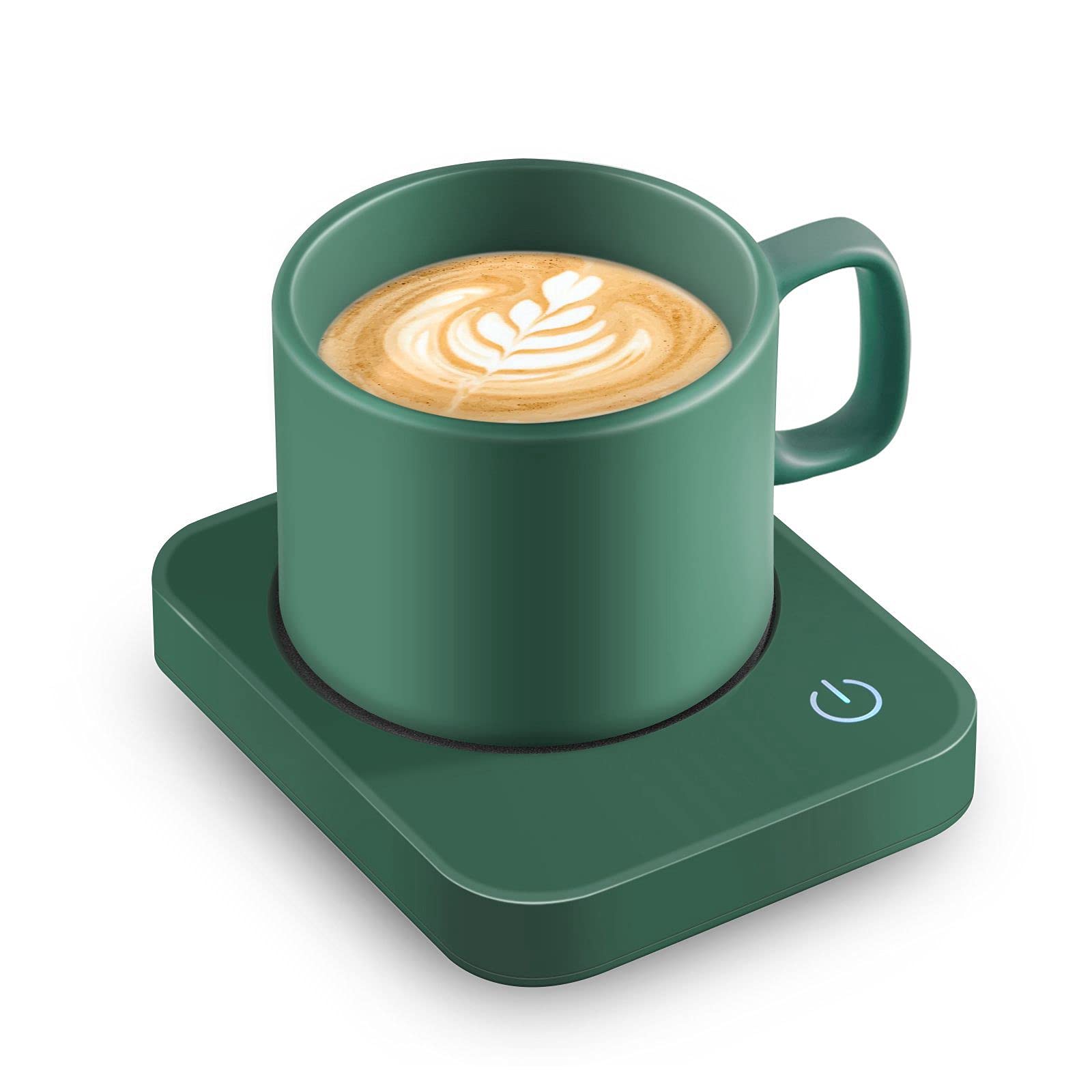 VOBAGA Coffee Mug Warmer for Desk with Auto Shut Off & 3-Temp Settings, Coffee Cup Warmer with Smart Safety Alert Home Office Accessory, Perfect for Coffee, Tea, Milk (No Mug)