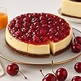 Andy Anand Sugar Free Cherry Cheesecake 9" (3.4 lbs) | You Won't Believe It's Sugar Free & Diabetic-Friendly! | Authentic Recipe, Made with Fresh California Cream Cheese, No Preservatives or Chemicals