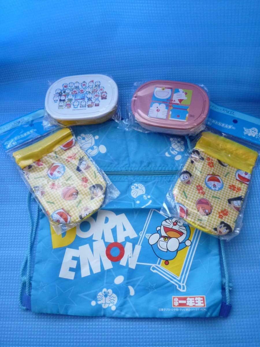 Amazon Co Jp Aドラえもん リュックナップ巾着手提げかばんと25周年ランチボックス2個他5点 ホビー