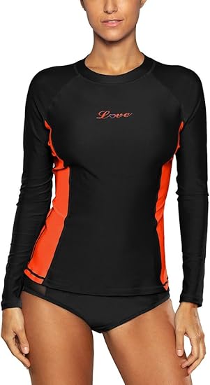bathing suit with long sleeve top