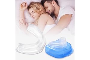 SUFEASDF Anti Snoring Device, Anti Snoring Mouthpiece Device Mouth Guard - Effective Anti Snore Solution for Men and Women - Customizable Adjustable Comfortable(ST-3)