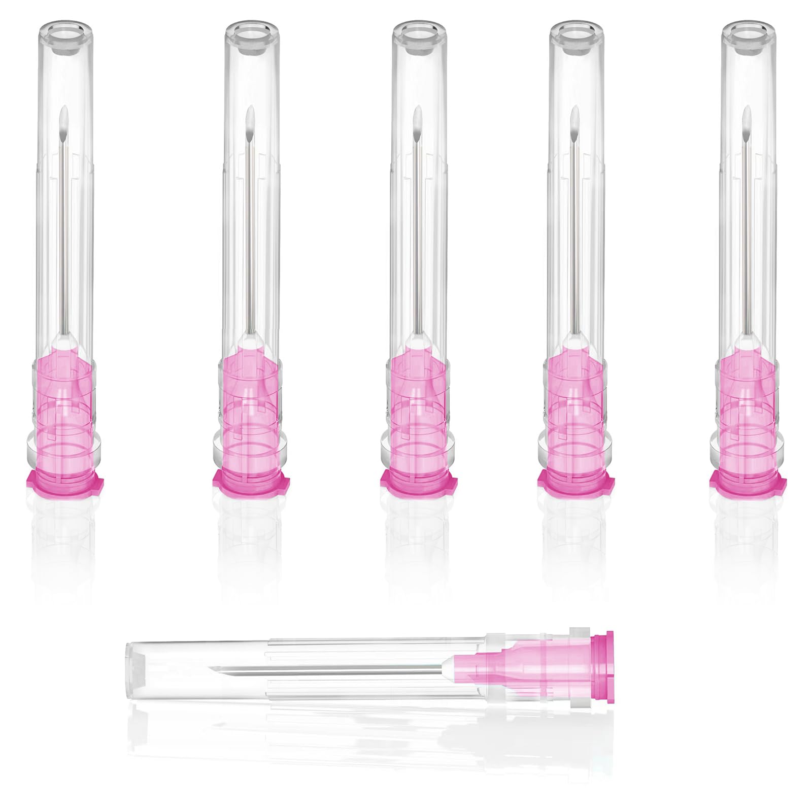 Photo 1 of 100Pack 18Ga 1Inch/25mm Disposable Dispensing Lab Supplies Individually Sealed Packaging