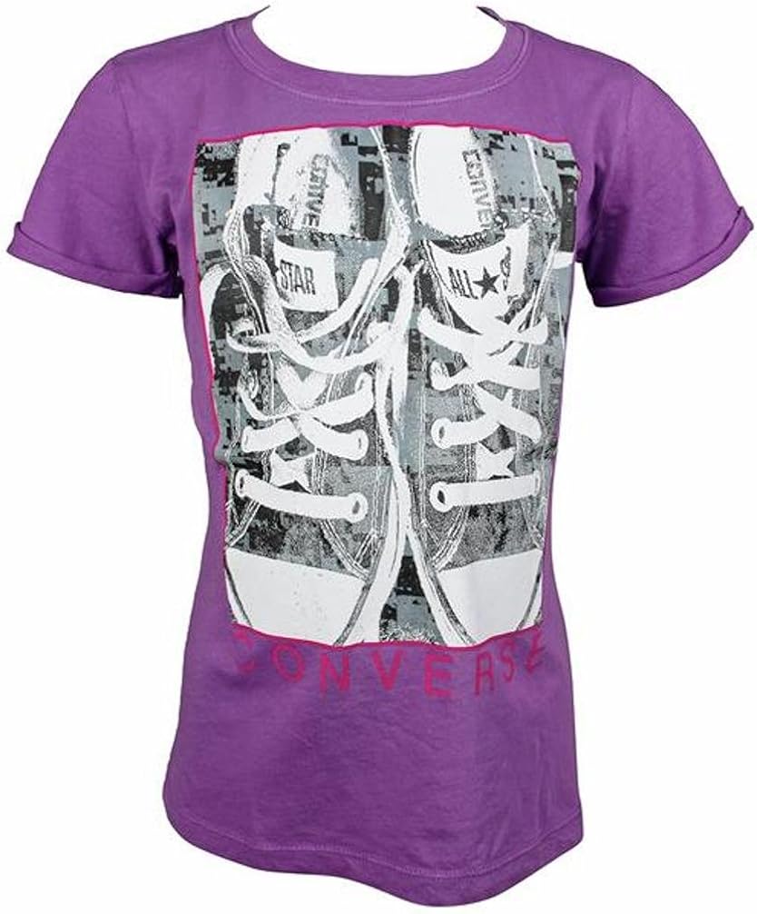 Converse Converse TShirt Photo Real Sneakers Washed Purple 464260 TShirts Amazon.de