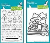 Lawn Fawn Little Bundle Clear Stamp and Die Set