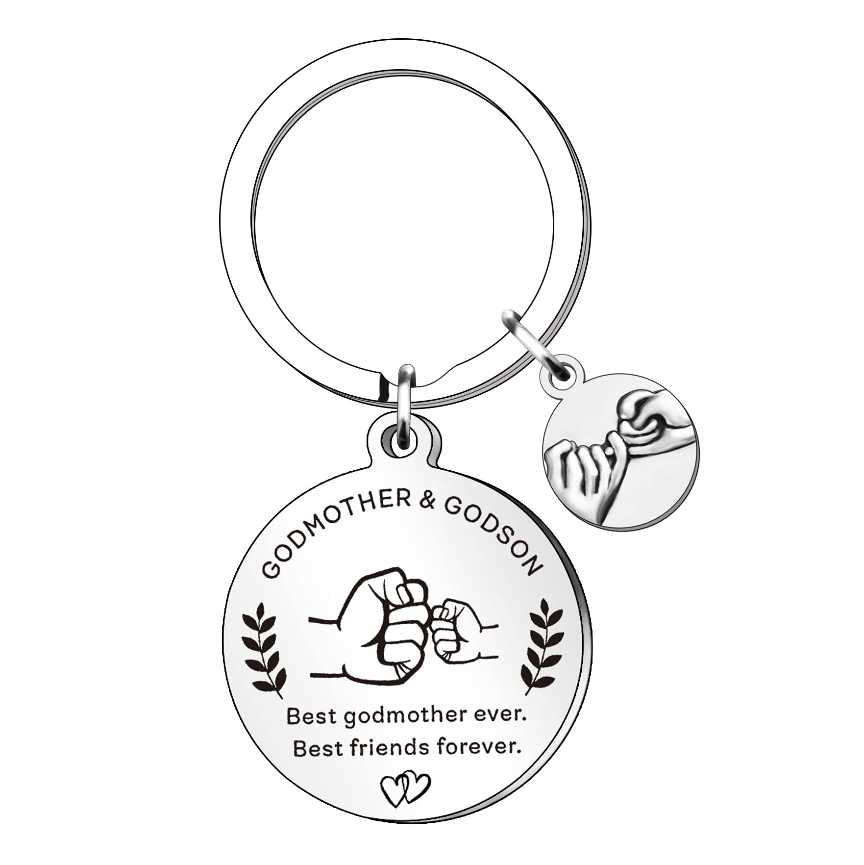 SMARGO Godmother Gifts From Godson Best Godmother Ever Keyring Keychain