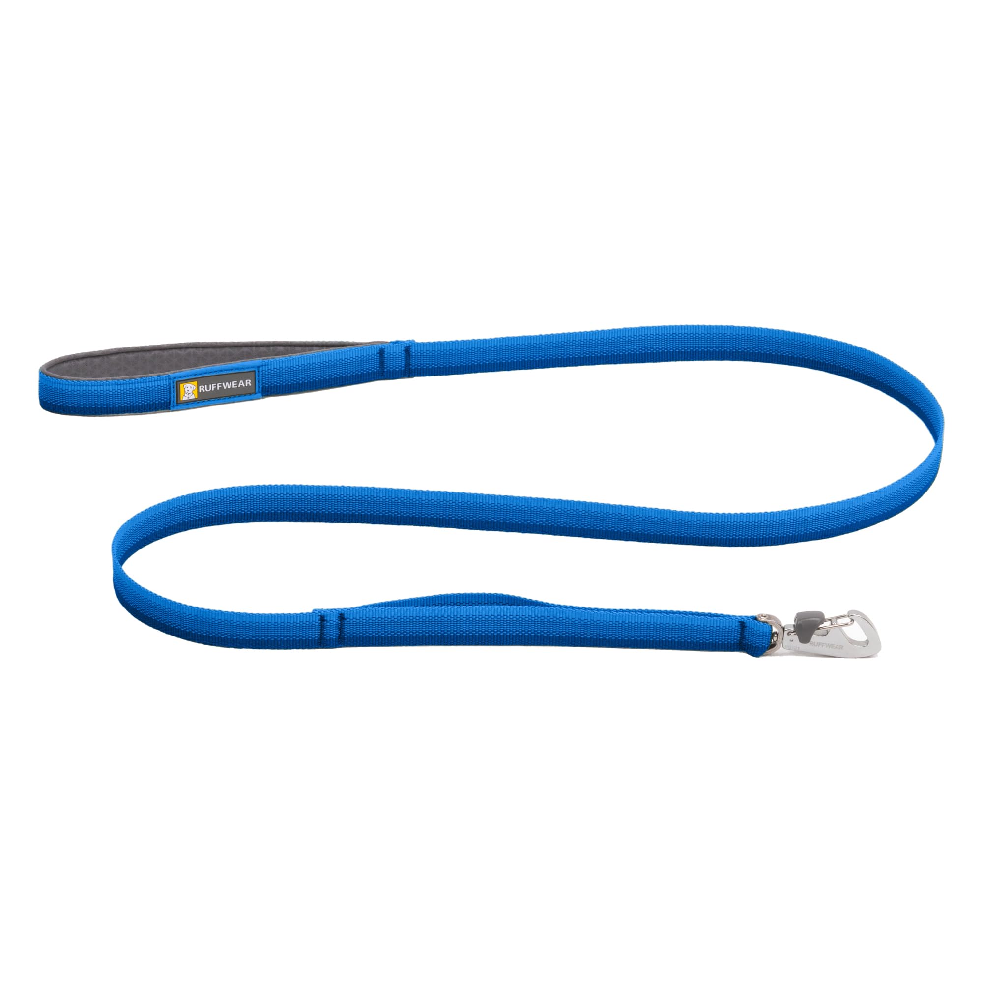 RUFFWEAR Front Range Dog Lead, No Pull 1.5m Dog Leash with Padded Handle, Lightweight Adjustable & Heavy Duty Dog Lead, Anti Tangle Dog Walking & Dog Training Lead, Blue Pool