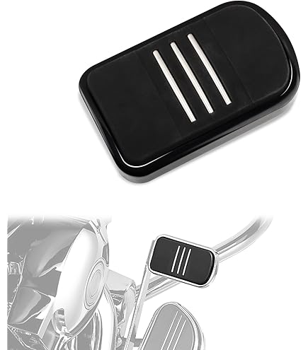 Sourcingmap CNC Brake Pedal Pad Cover Sportster Glide V-Rod XL883 1200