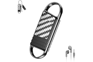 128GB (9800Hours) Voice Activated Recorder with Playback - Tallkcoder Dictaphone Digital Voice Recorder for Lectures Meetings, Tape Recording Device with AI Noise Reduction for Interviews Work & Class