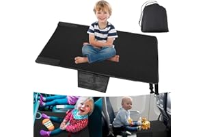 Toddler Airplane Bed, Kids Plane Seat Extender Travel Bed,Kids Airplane Travel Essentials,Portable Long Trip Kid Seats Footre