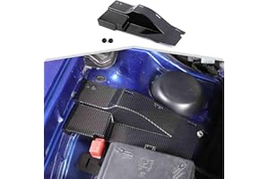 amayum Carbon Fiber Engine Wire Dust Cover Accessories Compatible with Dodge Charger 2011-2023,for Dodge Challenger 2015-2023