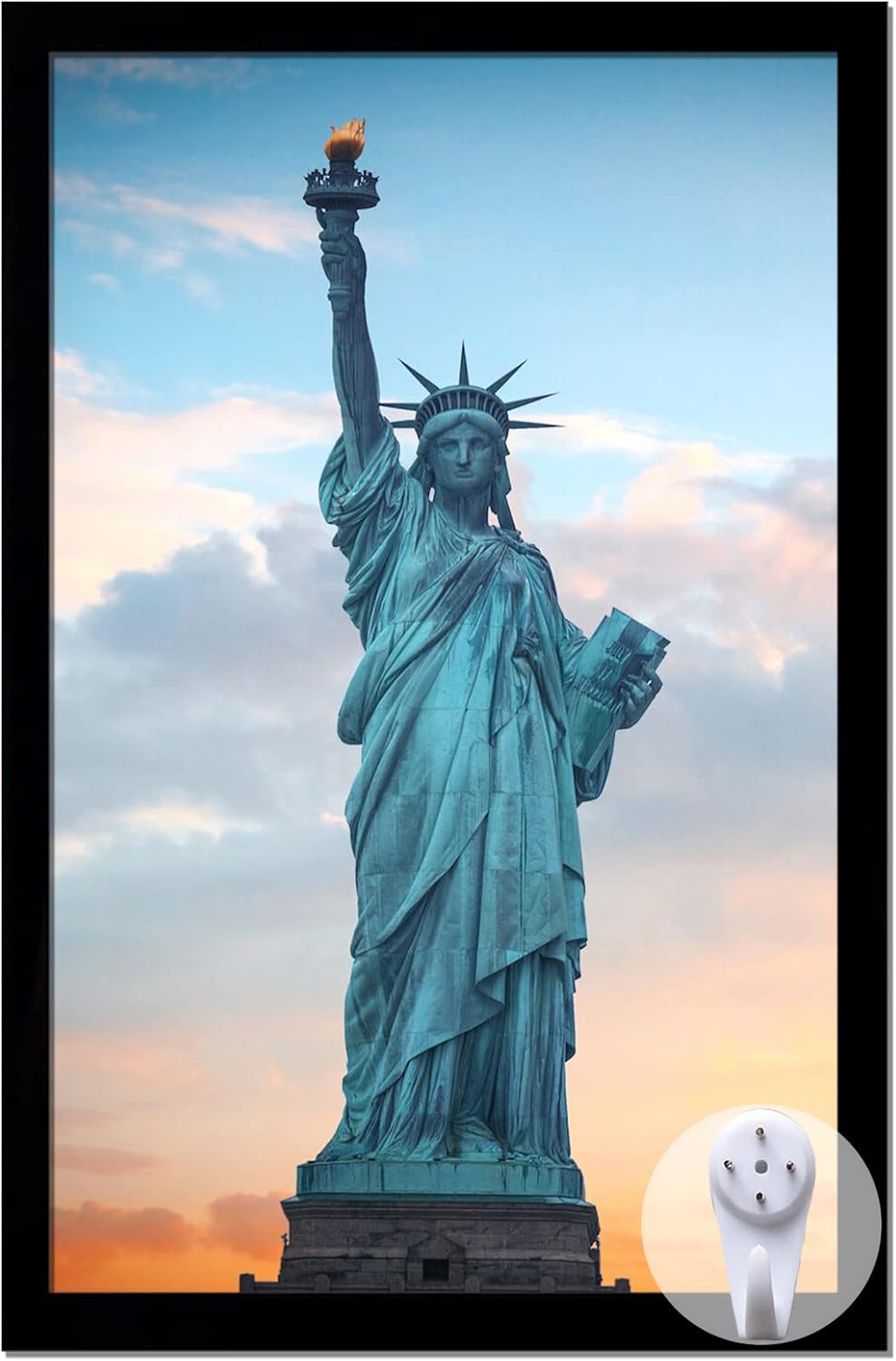 Photo Albums, Frames & Accessories - OMAIGAR 11x17 Picture Frame for 11by17 Poster Photo Canvas Certificate Black High Transparent Poster Frame Wall Desktop Horizontal Vertical 11 x 17