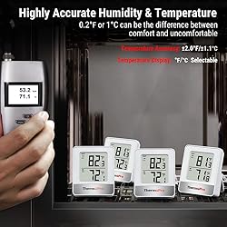 ThermoPro Indoor Outdoor Thermometer Wireless