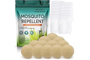 AJOQFKTD Mosquito Repellent Outdoor Patio, Mosquito Repellent Indoors, Mosquito Away Deterrent for Backyard, Camping, Travel, Outdoor 12-Packs