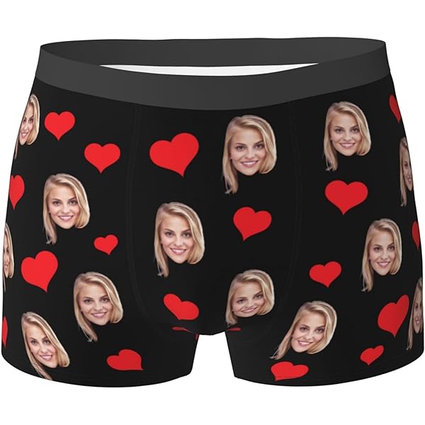 Custom Boxers For Men Customized Boxers Boyfriend Father Husband Personalized Funny Boxers Birthday Valentine's Day Gifts S At Men's Clothing Store