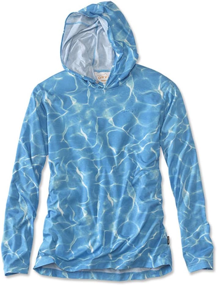 Orvis Men's Drirelease Pullover Hoodie, Water Print, X Large