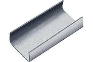 JIADIstrap Open (Snap-on) Seals for 1/2" Width Steel Strapping Galvanized Rust Prevention Metal Clips for Heavy Pallet Banding Packaging(100)