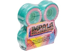 Impala Rollerskates Impala Replacement Wheel 4-Pack Aqua 58mm