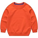 PTPuke Unisex Kids Cotton Crewneck Long Sleeve Thin Sweatshirt 1-8Years Pullover