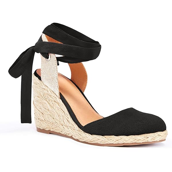 Sandalias De Rafia Azul Con Plataforma | Hechas En España