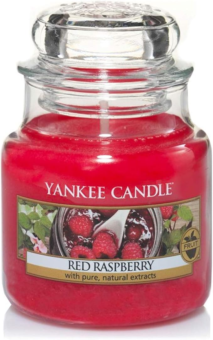 Yankee Candle Candela profumata in giara piccola Lampone rosso