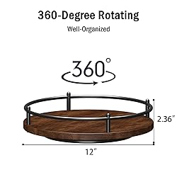 KOKSTOP Lazy Susan Organizer：12 Inch 360 Degree