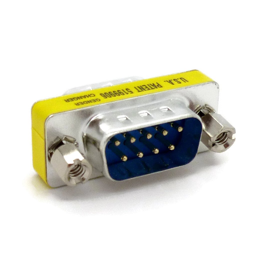CNC.xyz Serial RS232 Mini Gender Changer DB9 (M/M)