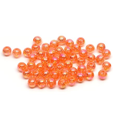RiToEasysports 400pcs Luminous Fishing Beads Round Shaped Fishing Beads